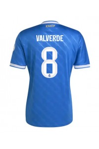 Real Madrid Federico Valverde #8 Jalkapallovaatteet Kolmaspaita 2025-26 Lyhythihainen